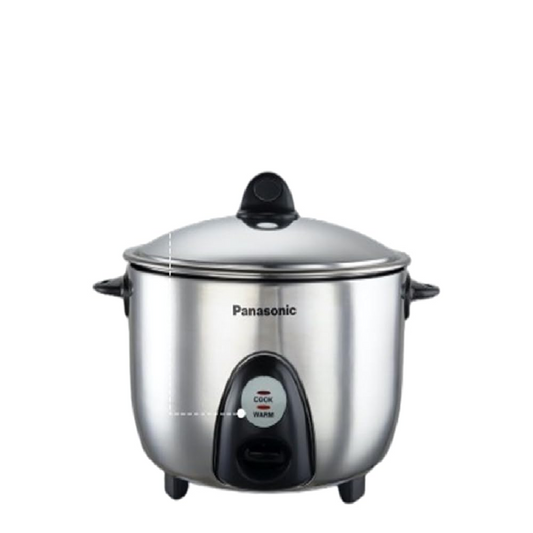 Panasonic SR-G18(SUS) Electric Rice Cooker – 1.8L, Stainless Steel
