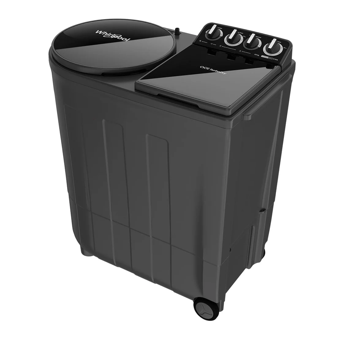 Whirlpool Ace Turbo Dry Xtraa 8.5 Kg Semi Automatic Washing Machine Grey Dazzle (30352)