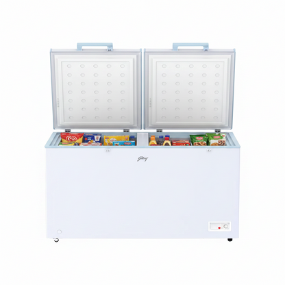 Godrej DH ESNCH 525E 2HCLP RW 505L 5 Star Convertible Double Door Deep Freezer - White