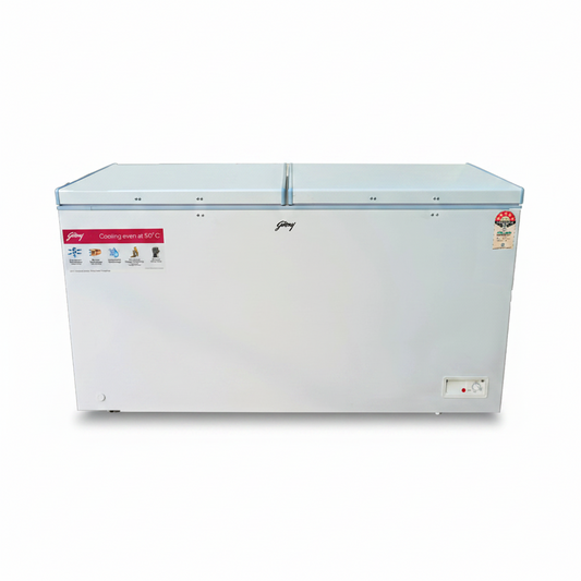 Godrej DH ESNCH 525E 2HCLP RW 505L 5 Star Convertible Double Door Deep Freezer - White