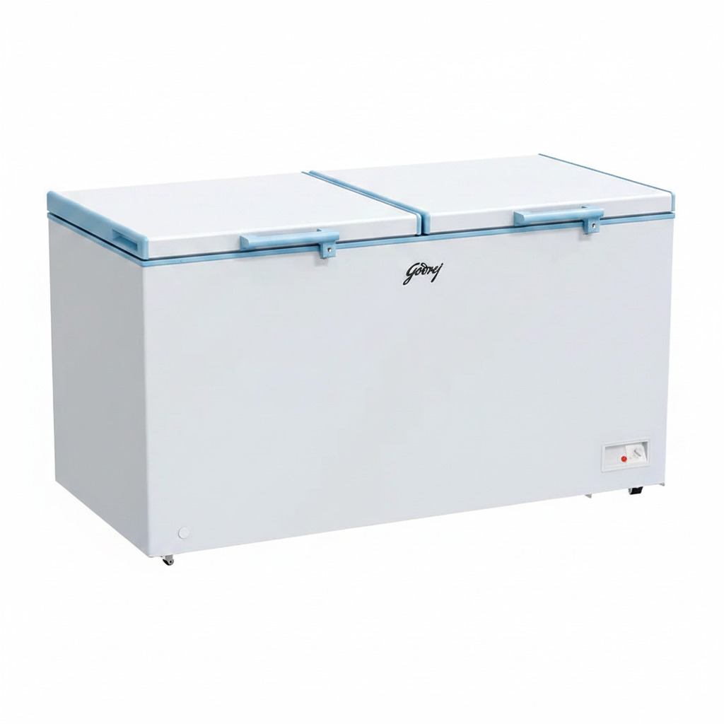 Godrej DH ESNCH 525E 2HCLP RW 505L 5 Star Convertible Double Door Deep Freezer - White