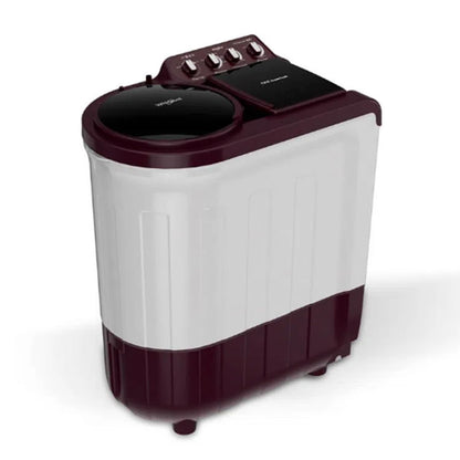 Whirlpool ACE 7.0 SUPERSOAK Semi Automatic Washing Machine – 7.0 Kg (Wine, 30298)