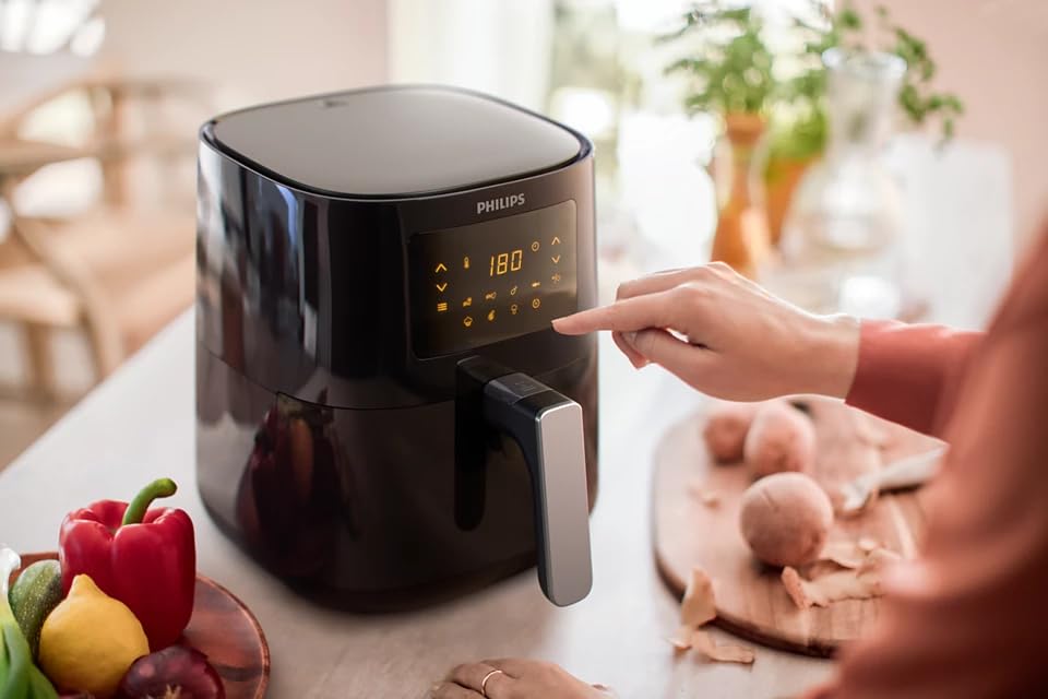 Philips HD9252/70 Airfryer (3000 Series) – 4.1L, 1400W, Digital Touchscreen – Black