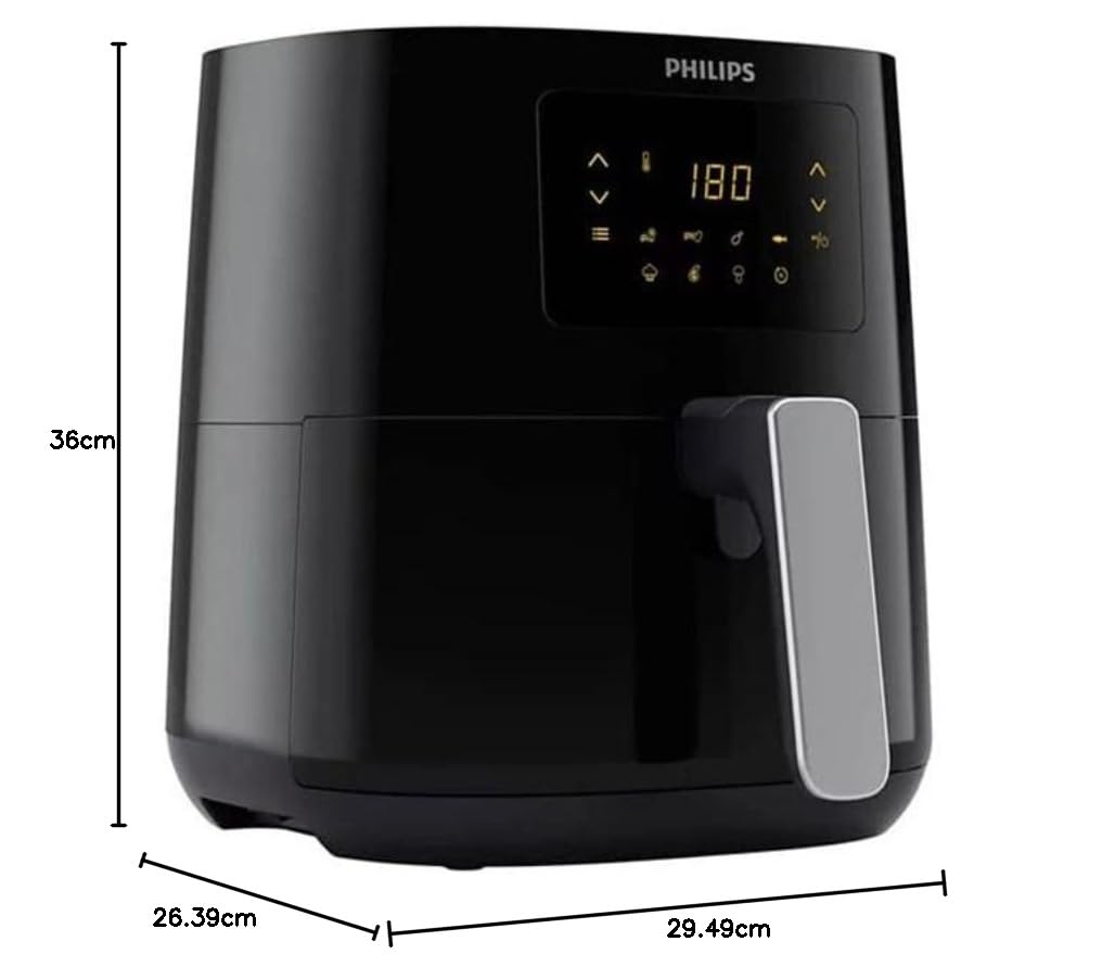 Philips HD9252/70 Airfryer (3000 Series) – 4.1L, 1400W, Digital Touchscreen – Black