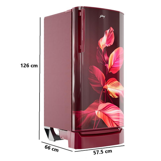 Godrej 180L 2 Star Single Door Refrigerator – RD ERIOPLS 205B THF SE WN (Sea Wine)