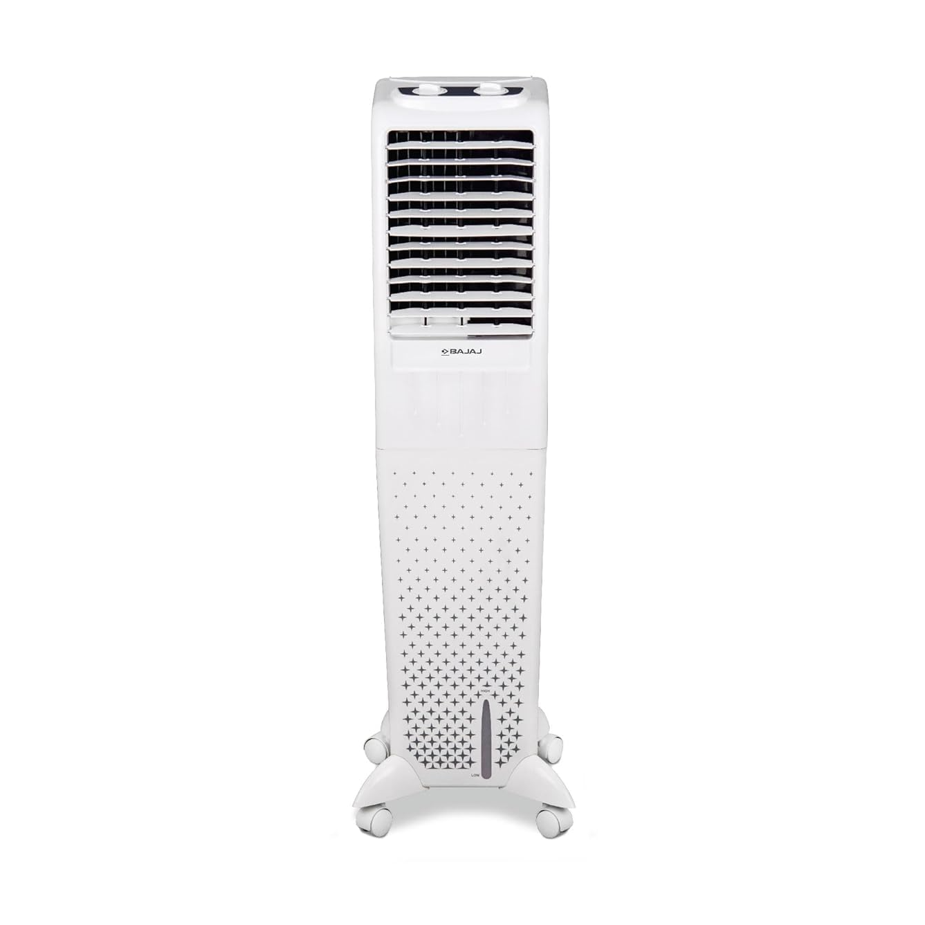 Bajaj TMH50 Tower Air Cooler 50L with Honeycomb Cooling Pads & 30 Ft Air Throw
