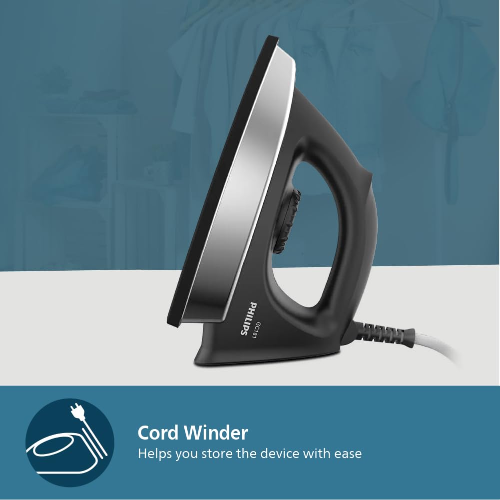 Philips Dry Iron GC181/80 – 1000W Super Heavy Duty