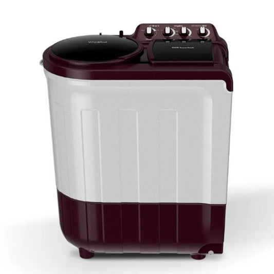 Whirlpool ACE 7.0 SUPERSOAK Semi Automatic Washing Machine – 7.0 Kg (Wine, 30298)
