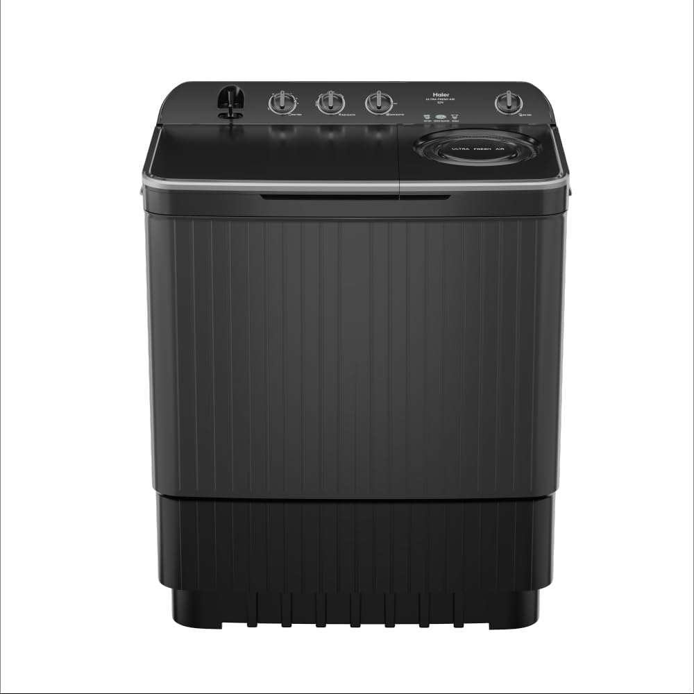 Haier 12kg Semi-Automatic Top Load Washing Machine HTW120-196BK