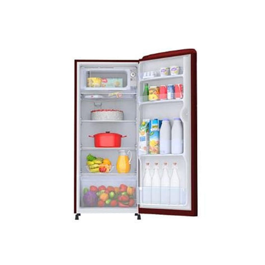 Haier HRD-1962BBR-N – 175L 2-Star Direct Cool Single Door Refrigerator (Burgundy Red)