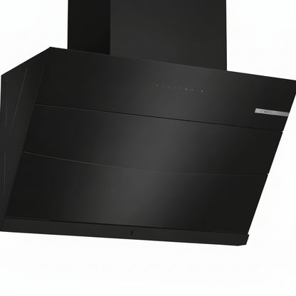 Bosch DWKF68G60I 60 cm Series 4 Wall-Mounted Chimney (Black, Filterless, Touch Control, Auto Clean)