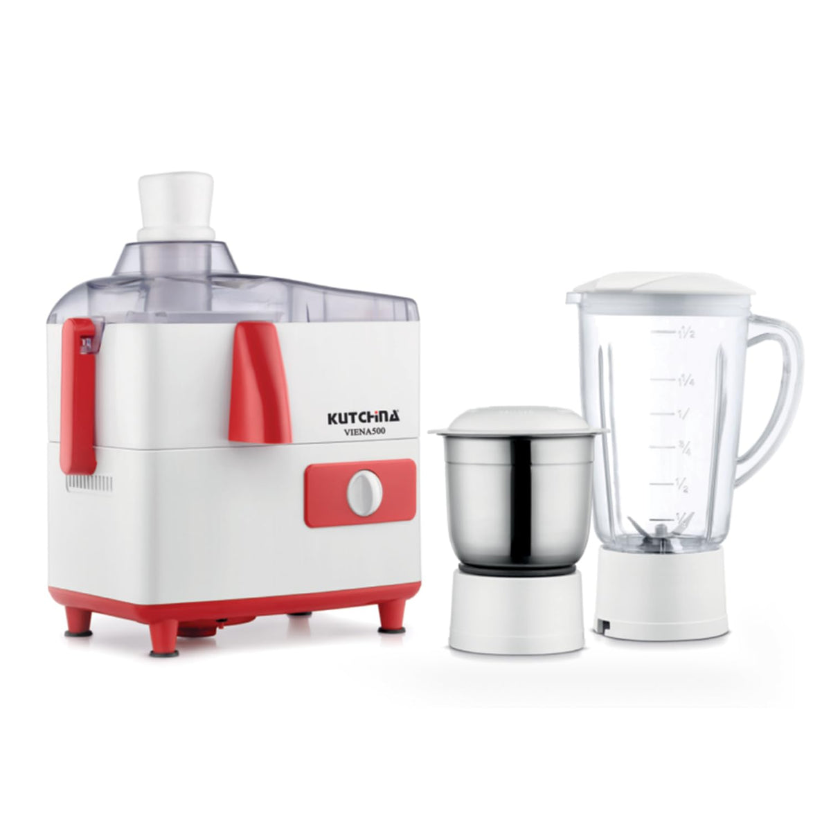 Kutchina Viena 500W Juicer Mixer Grinder – 2 Jars, Centrifugal Juicer