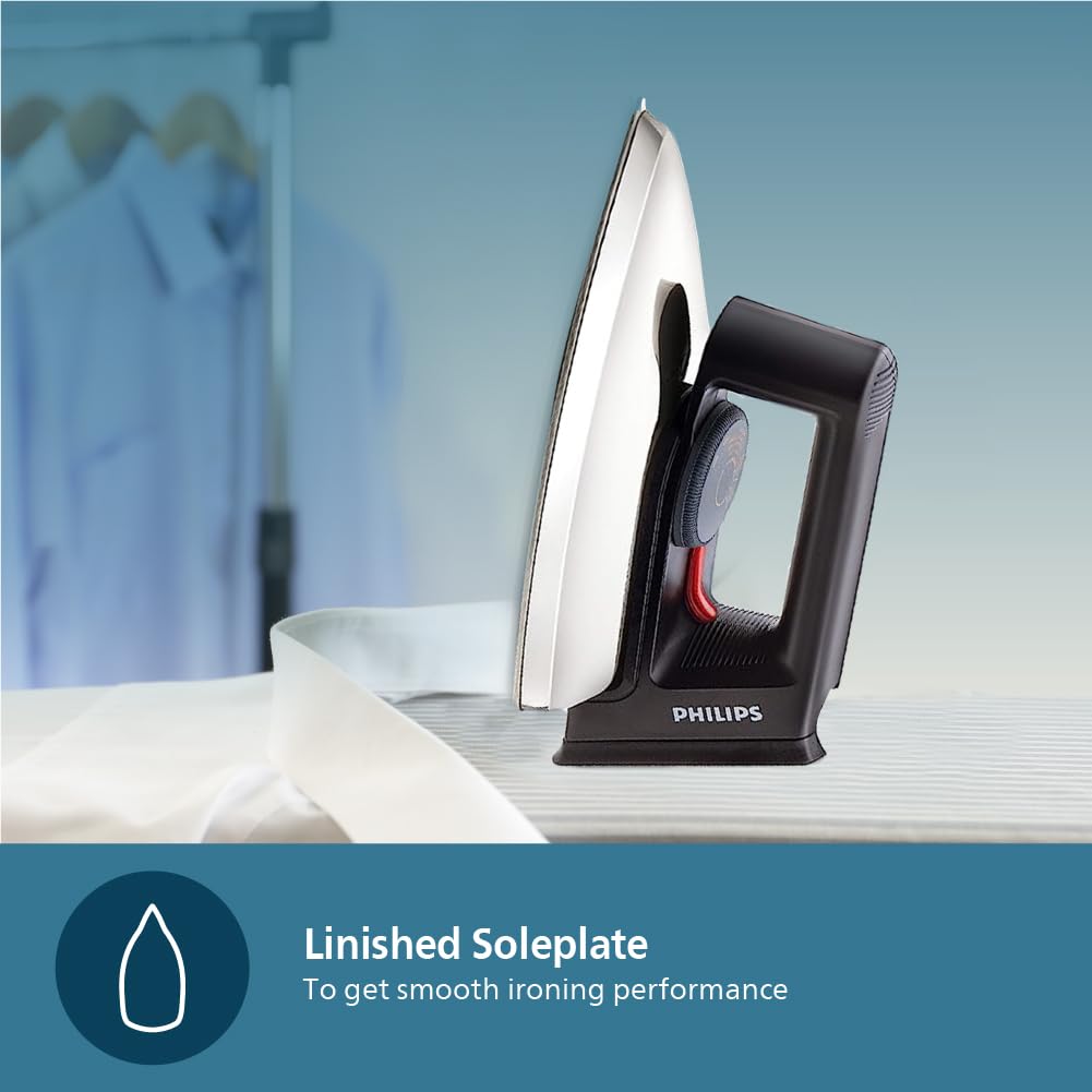 Philips Dry Iron HD1134/28 – Lightweight & Efficient 750W Dry Iron