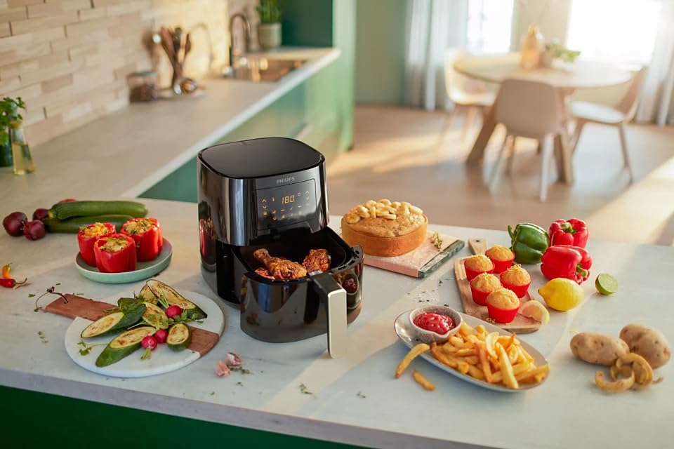 Philips HD9252/70 Airfryer (3000 Series) – 4.1L, 1400W, Digital Touchscreen – Black