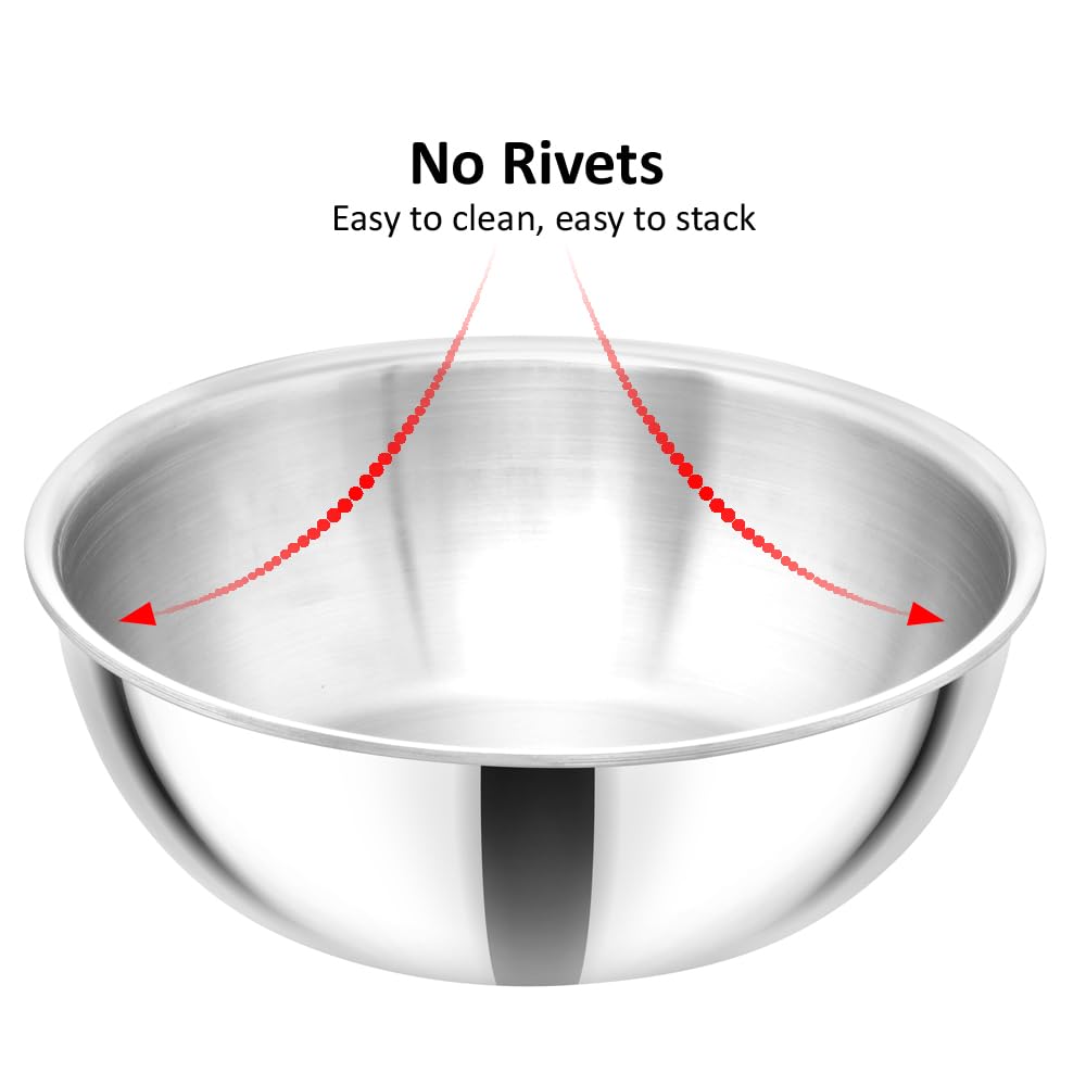Hawkins Metro 1.5L Triply Stainless Steel Kadhai (Tasla)