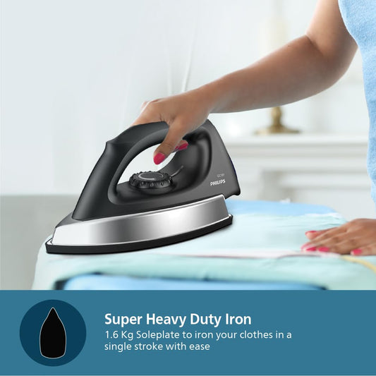 Philips Dry Iron GC181/80 – 1000W Super Heavy Duty