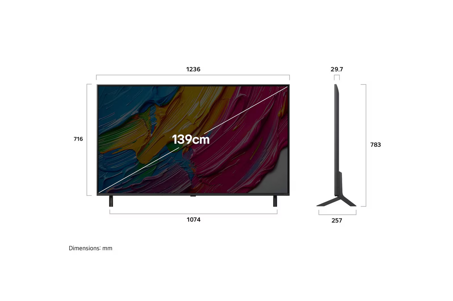 LG 55QNED8BA6A 55 Inch 4K QNED Smart TV
