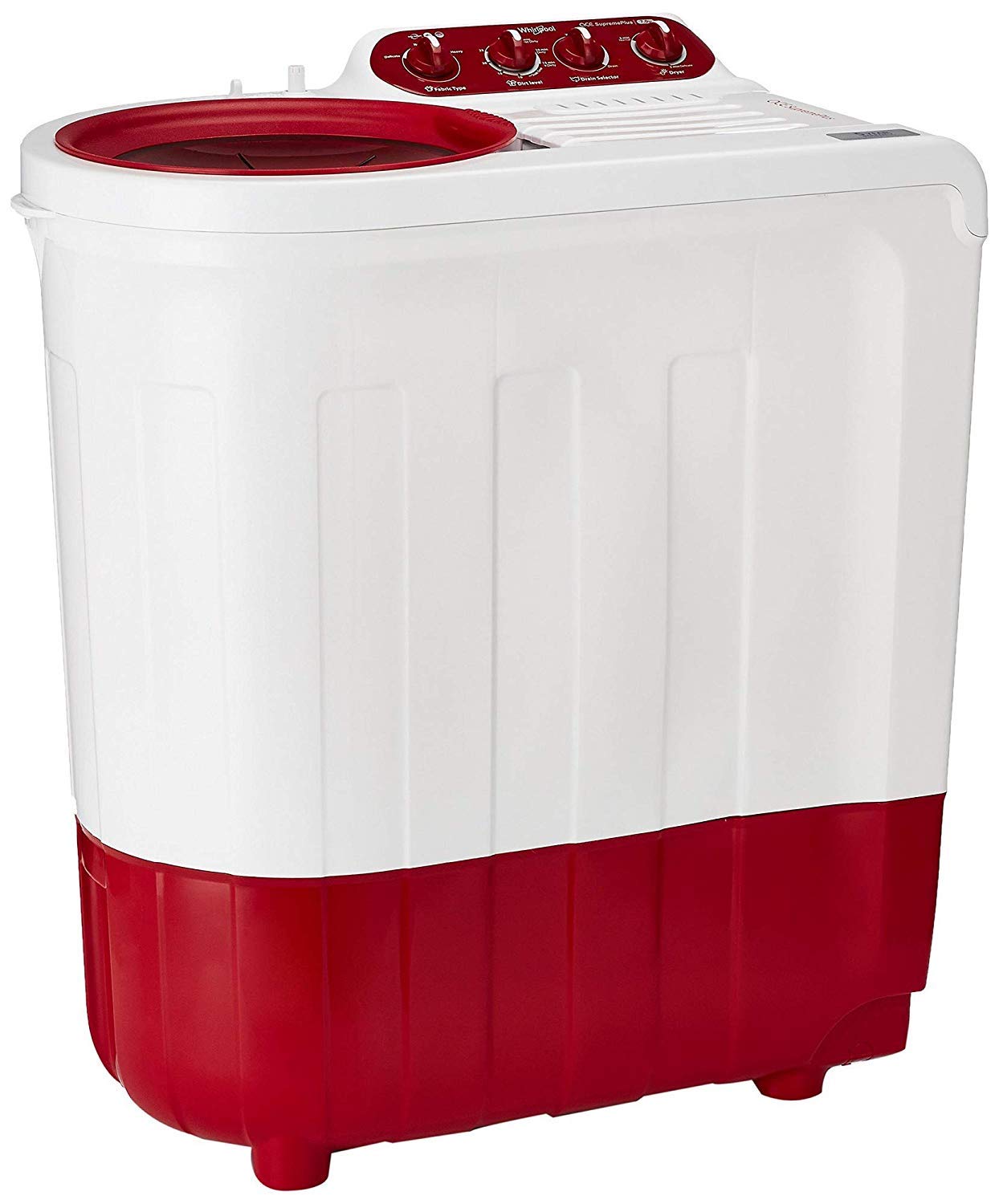 Whirlpool Ace Supreme Plus – 7 Kg 5-Star Semi-Automatic Washing Machine (Coral Red)