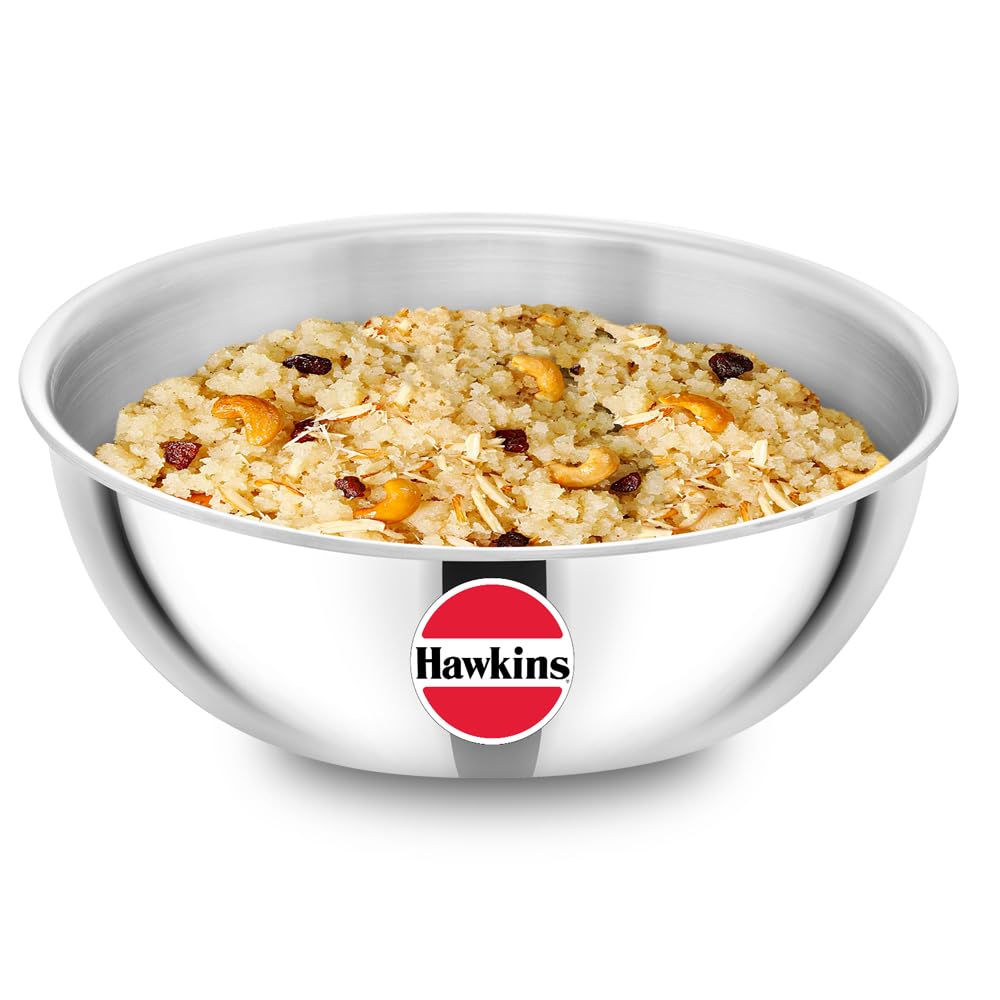 Hawkins Metro 1.5L Triply Stainless Steel Kadhai (Tasla)