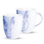 Treo Marble Ceramic Mug Set – 240 ml (Set of 2)