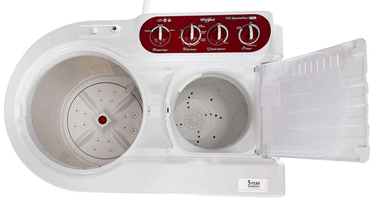 Whirlpool 7 kg Semi-Automatic Top Load Washing Machine – ACE 7 Supreme Plus, Coral Red (30330)