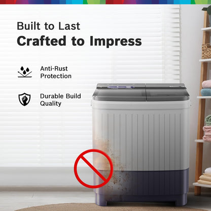 Bosch WJP802L0IN Series 4 – 8 kg 5 Star Semi-Automatic Top Load Washing Machine (Lilac)