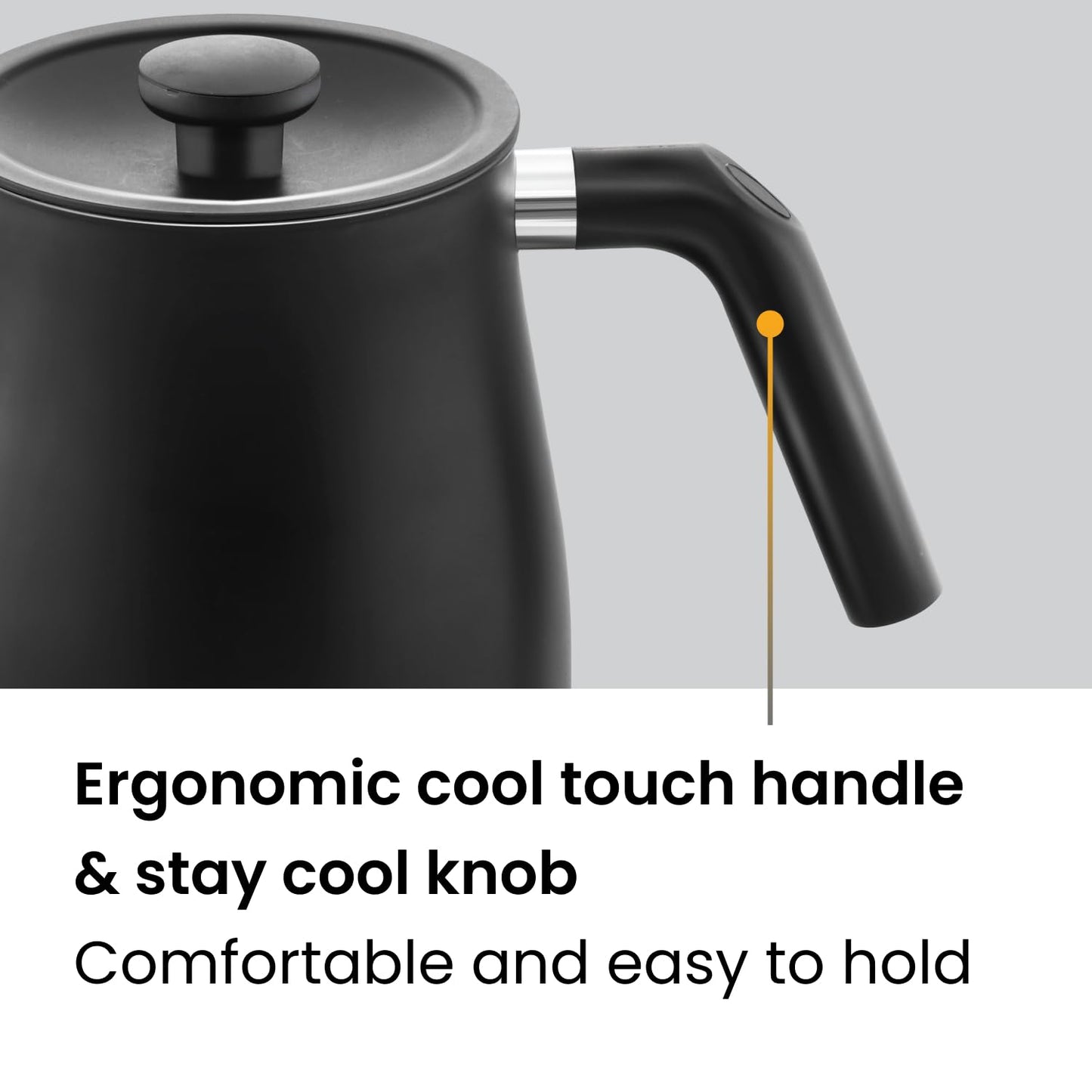 Hawkins Futura FKTA1 1.4L Smart Electric Kettle – 1200W, Stainless Steel