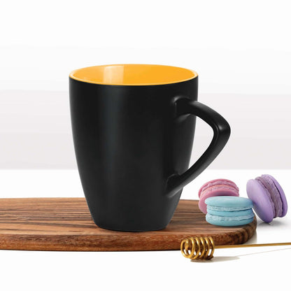 Treo Delta Ceramic Mug Set – 240 ml (Set of 6)