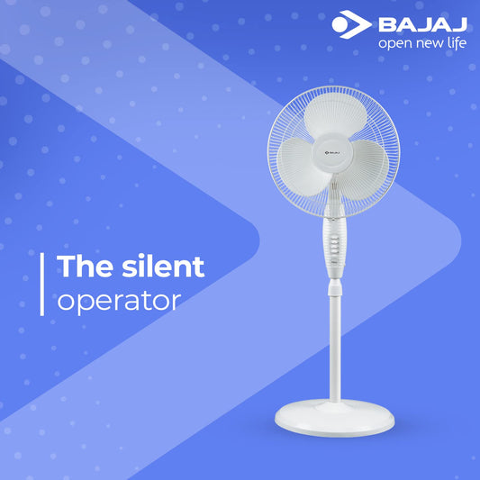 Bajaj Turbo 400 mm Pedestal Fan (Model: Turbo, Fiji Blue)