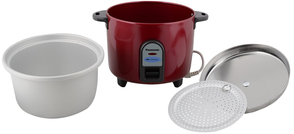 Panasonic SR-WA10E(GE9) Electric Rice Cooker – 1.0L, Red
