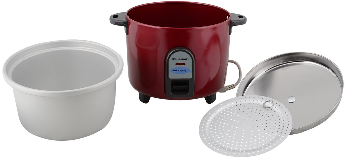 Panasonic SR-WA10E(GE9) Electric Rice Cooker – 1.0L, Red