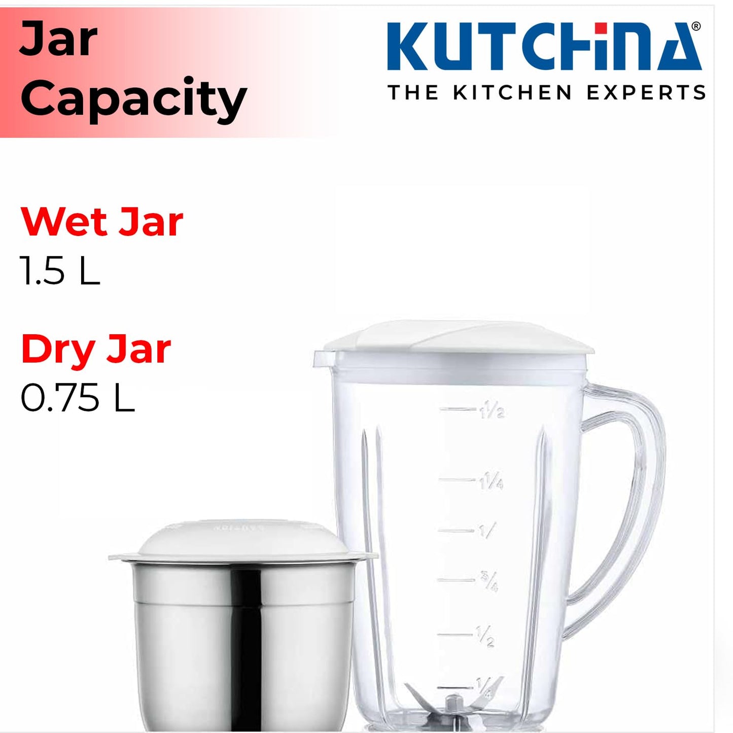 Kutchina Viena 500W Juicer Mixer Grinder – 2 Jars, Centrifugal Juicer