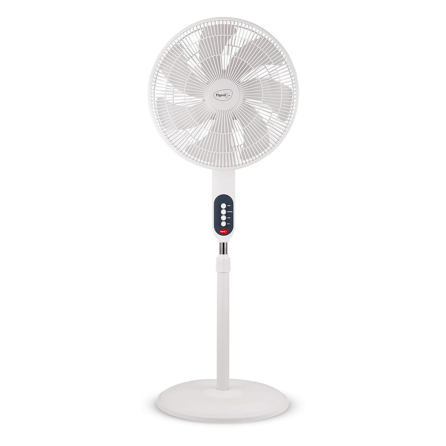 Pigeon Fantastic 7 Blade Pedestal Fan High Speed Airflow White