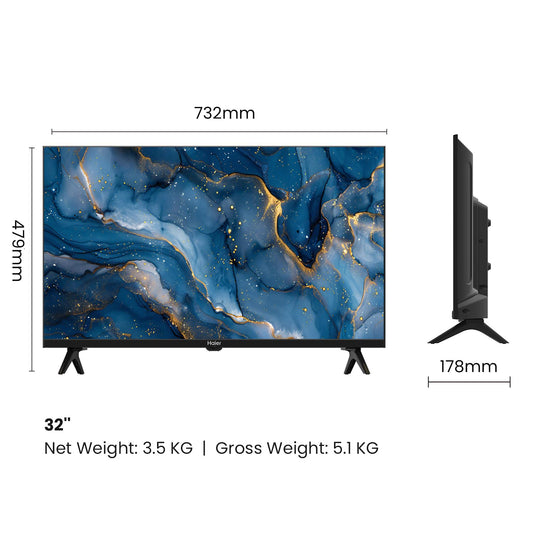 Haier LE32A7 – 32″ HD‑Ready Smart LED TV