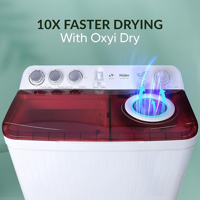 Haier 8.5 Kg Semi Automatic Washing Machine HTW85-186