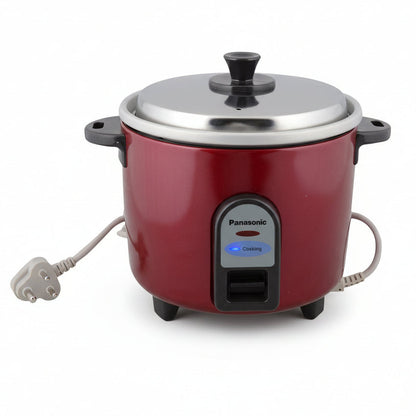 Panasonic SR-WA10E(GE9) Electric Rice Cooker – 1.0L, Red
