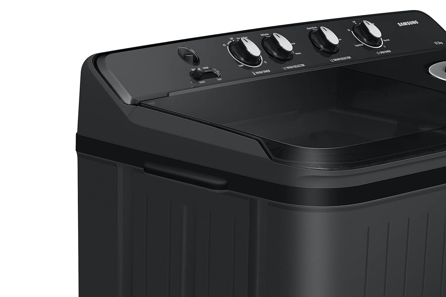 Samsung 11.5 Kg Semi-Automatic Top Load Washing Machine Appliance (WT11A4260GD/TL,Dark Gray)