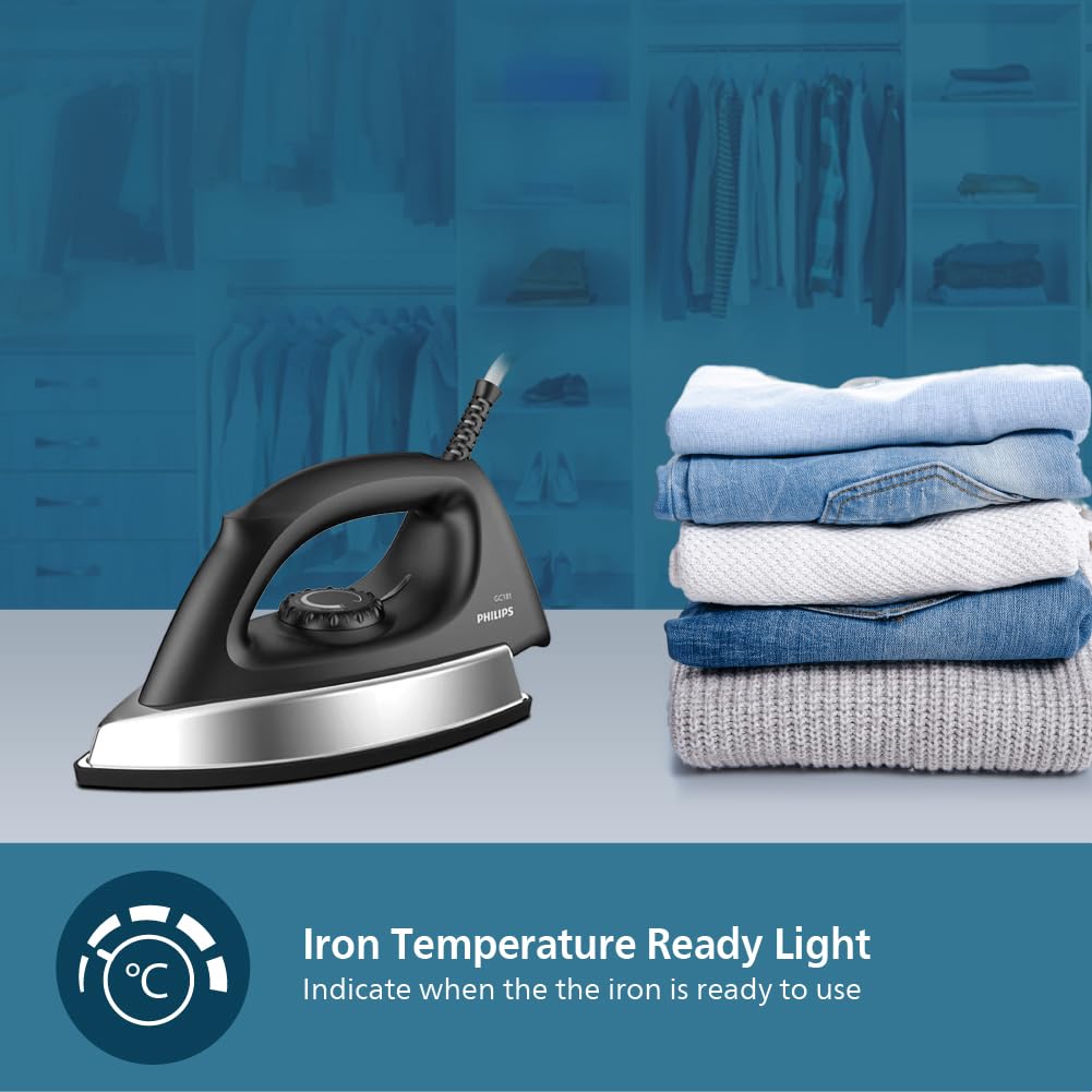 Philips Dry Iron GC181/80 – 1000W Super Heavy Duty
