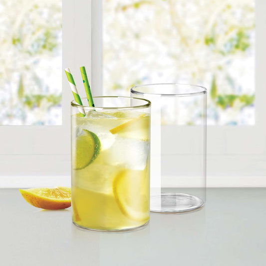 Treo Borosilicate Vector Tumbler Set – 300 ml (Set of 2)