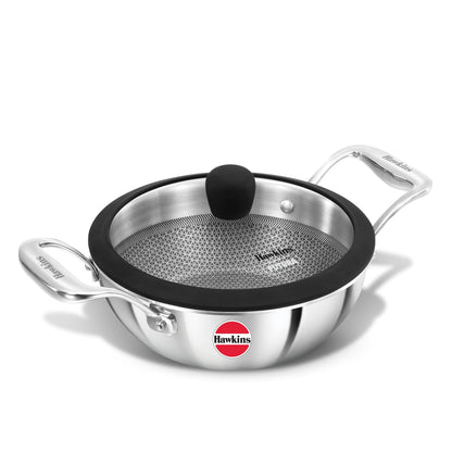 Hawkins PSNK15G Triply Shielded Nonstick Kadhai (1.5 L)