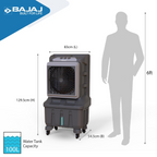 Bajaj XForce 100 Desert Air Cooler with 100L Tank & Turbo Fan Technology