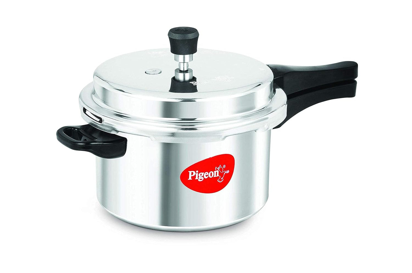 Pigeon Deluxe 3L Aluminium Pressure Cooker – Outer Lid, Gas Compatible, ISI Certified