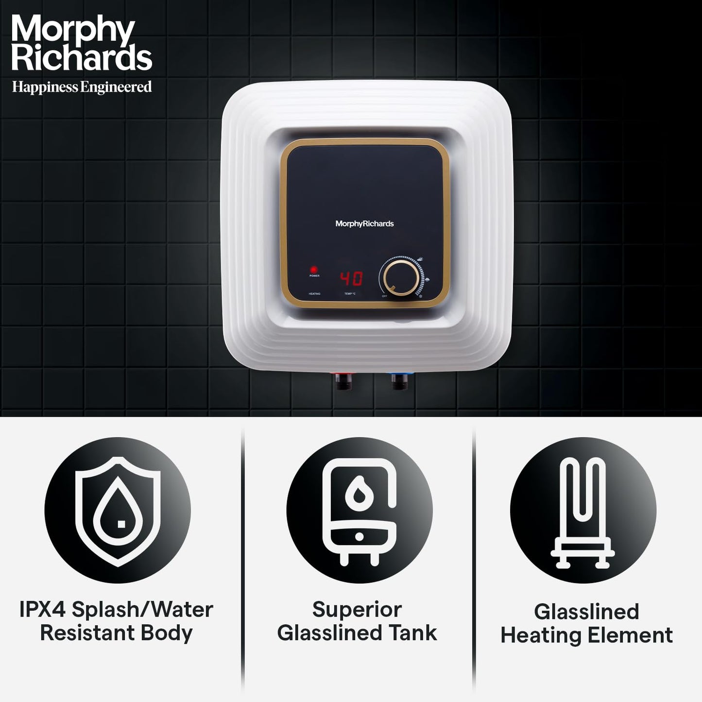 Morphy Richards MR Kube 25L Storage Water Heater – Model 840073