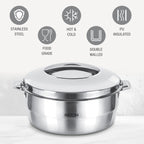 Milton Empress 2000 Stainless Steel Casserole – 1900 ml, Double-Walled Insulated Hot Pot