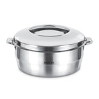 Milton Empress 2000 Stainless Steel Casserole – 1900 ml, Double-Walled Insulated Hot Pot