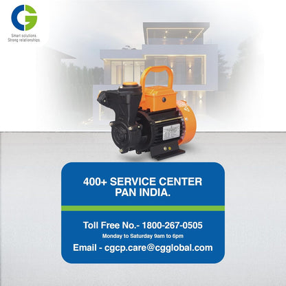 CG- CGDMM10MS miniSERGEANT-I | 0.75kW/1.0 HP | Regenerative Mini Monobloc Pump | Copper Motor | S S Shaft | Forged Brass Impeller | Overload Protection | 8.2 Grade Fastners | 1Yr Warranty