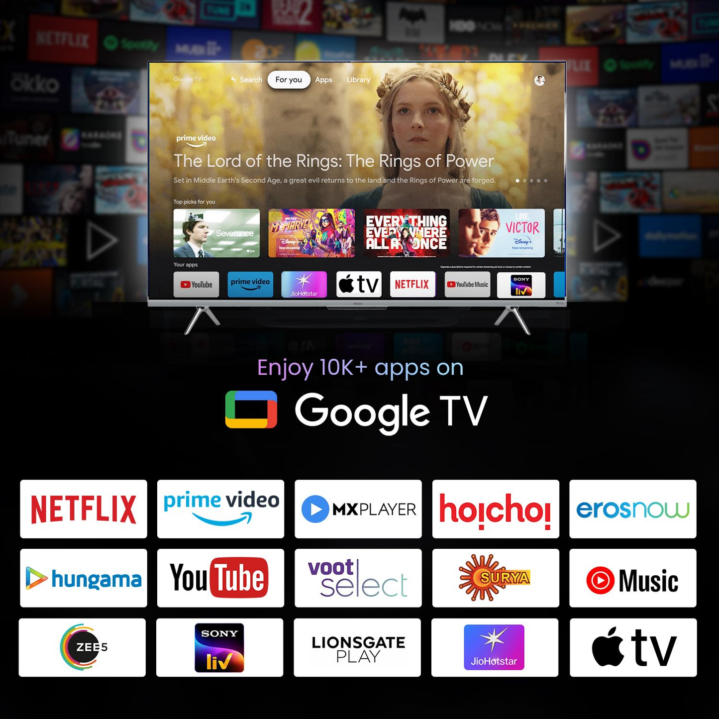 Haier 50 Inch 4K Ultra HD Smart Google TV 50P7GT-P with Dolby Vision & Dolby Atmos