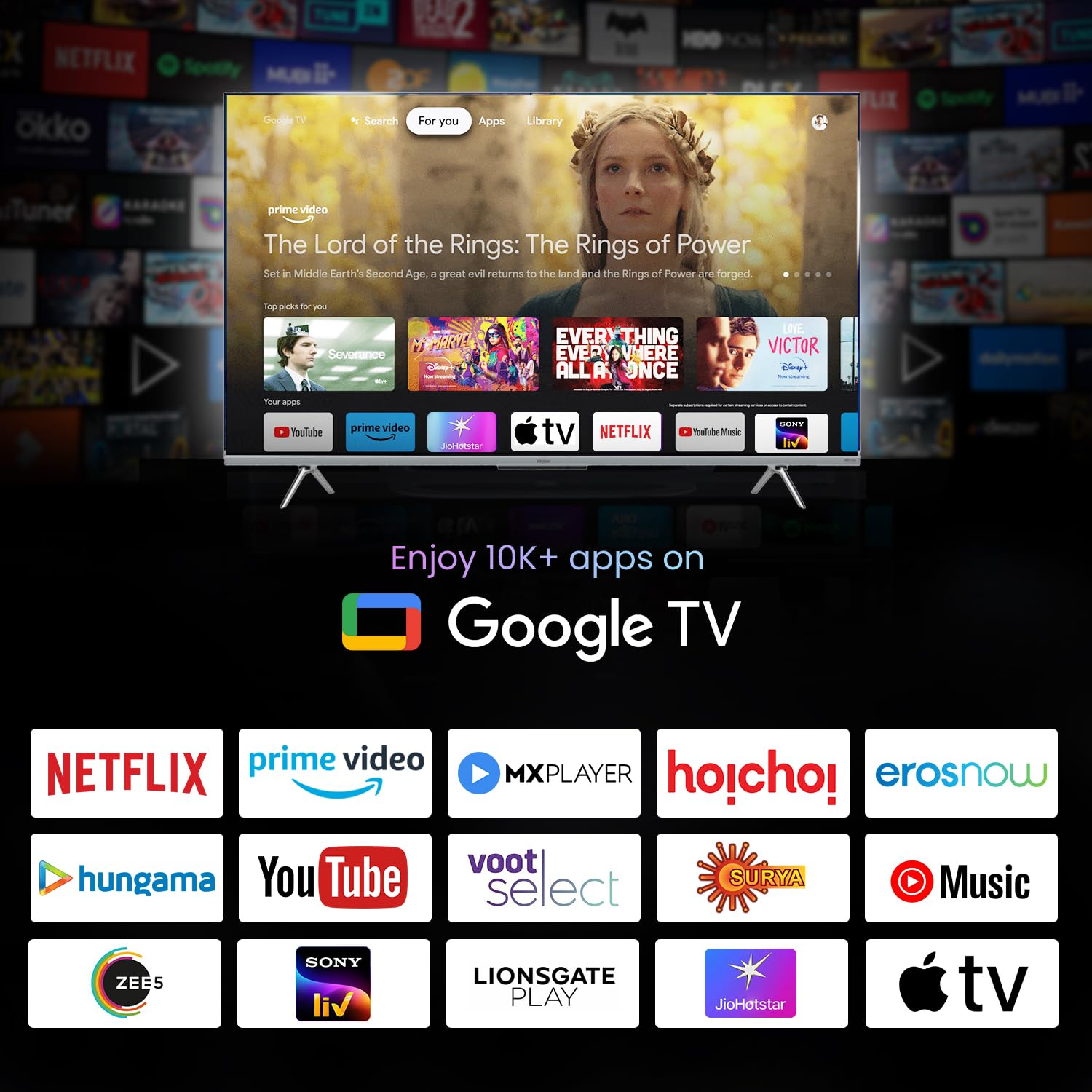 Haier 65 Inch 4K Ultra HD Smart Google TV 65P7GT-P with Dolby Vision & Dolby Atmos