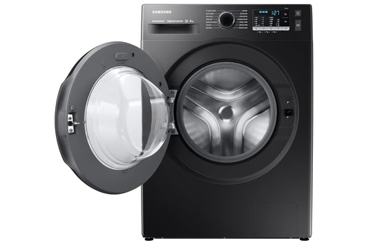 Samsung 8 kg, Hygiene Steam with Inbuilt Heater, Digital Inverter, Fully-Automatic Front Load Washing Machine (WW80TA046AB1TL, Black)