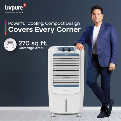 Livpure Coolmist 48L Personal Air Cooler with Honeycomb Cooling Pads